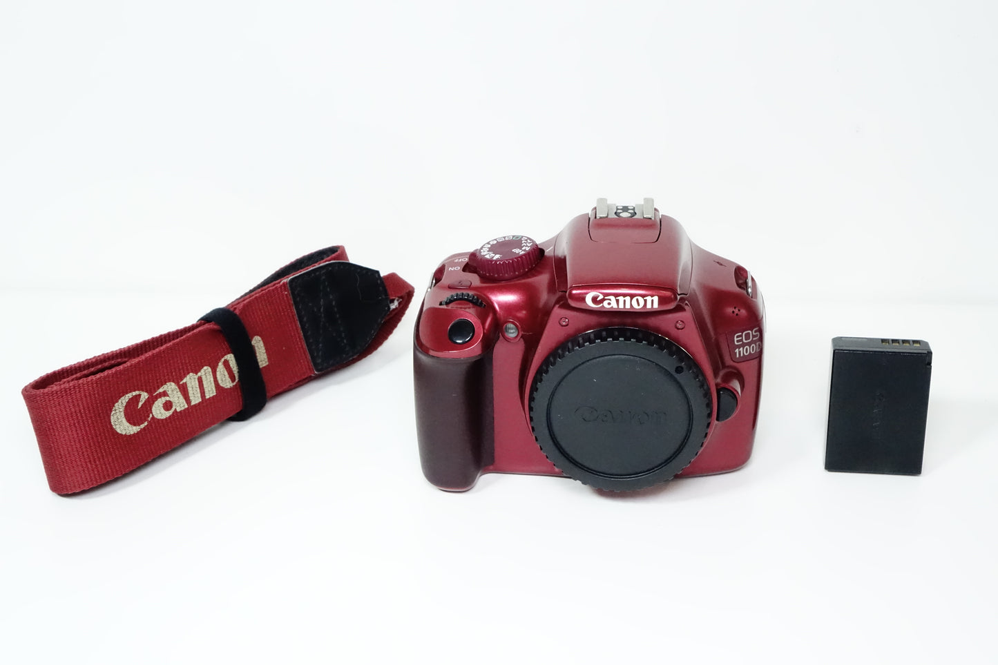 *LEGGI* Canon EOS 1100D Fotocamera Reflex Body Rossa - Garanzia 12 mesi