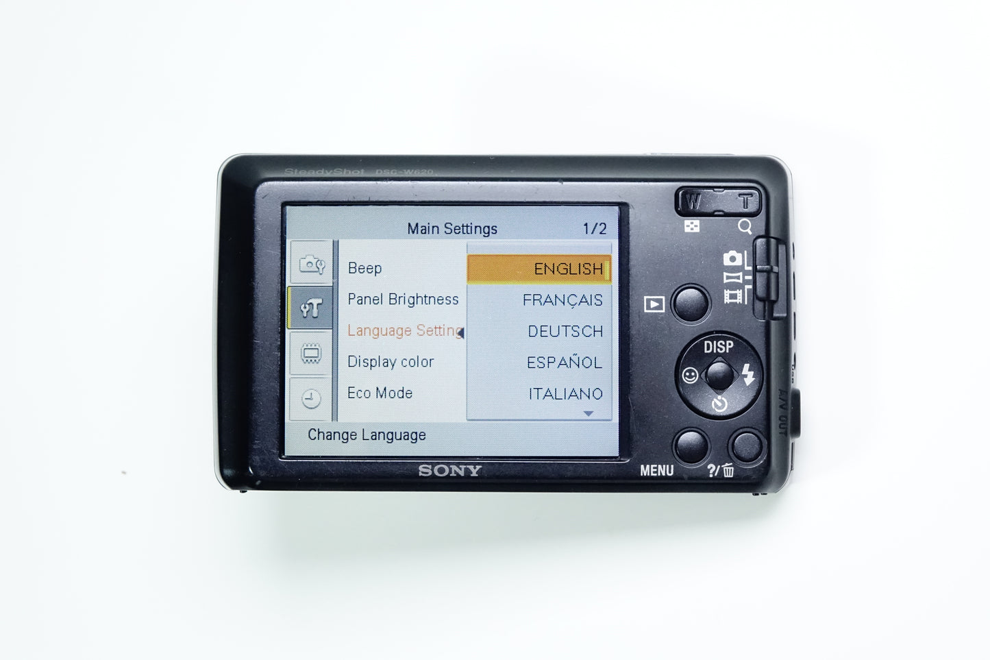 Sony Cyber-shot DSC-W620 Nera 14,1MP Compatta - GARANZIA 12 MESI
