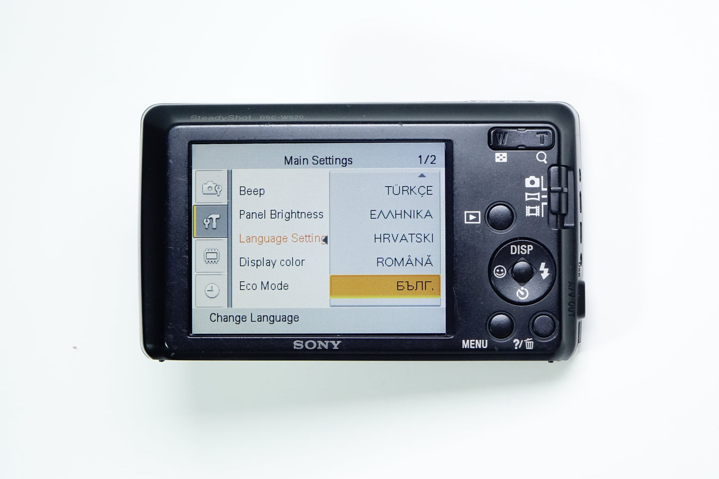Sony Cyber-shot DSC-W620 Nera 14,1MP Compatta - GARANZIA 12 MESI
