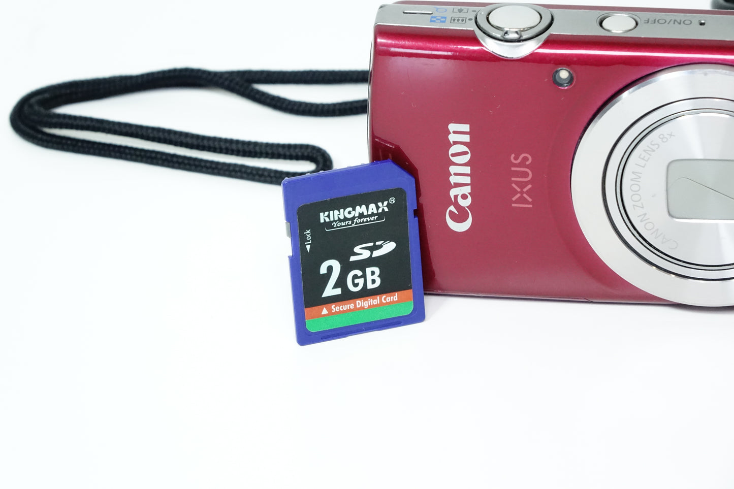 Canon IXUS 175 Rossa Fotocamera 20MP CCD SD - IXY 180 GARANZIA 12 MESI