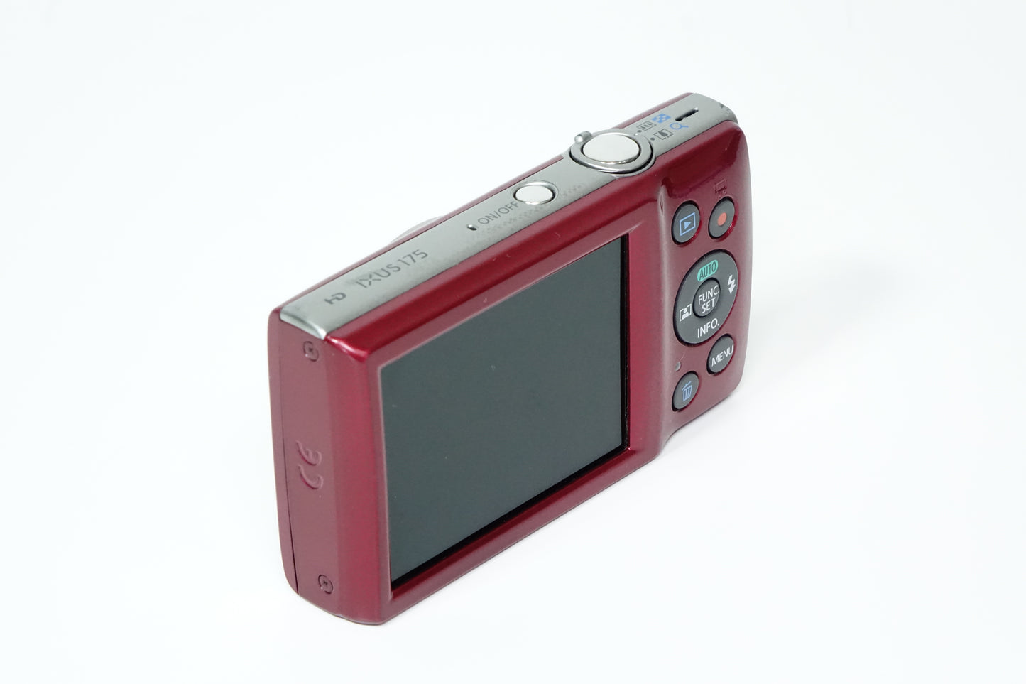 Canon IXUS 175 Rossa Fotocamera 20MP CCD SD - IXY 180 GARANZIA 12 MESI