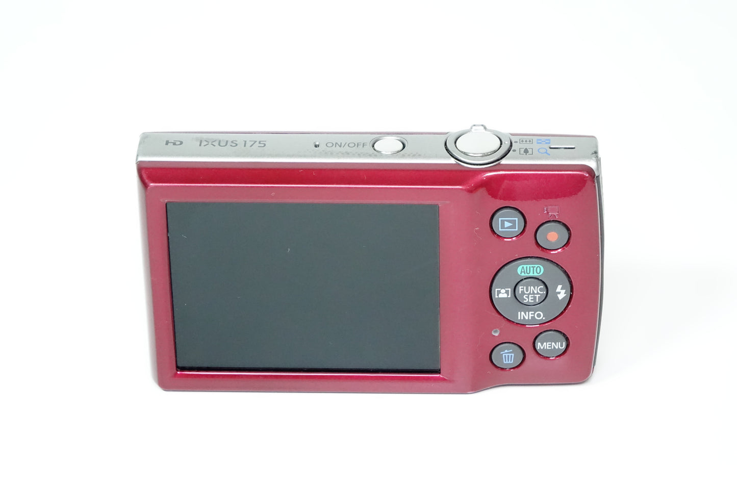 Canon IXUS 175 Rossa Fotocamera 20MP CCD SD - IXY 180 GARANZIA 12 MESI
