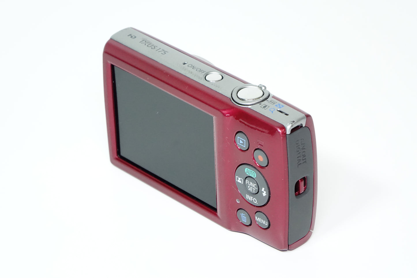 Canon IXUS 175 Rossa Fotocamera 20MP CCD SD - IXY 180 GARANZIA 12 MESI