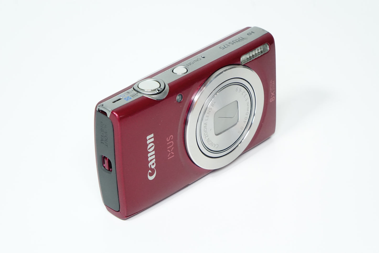 Canon IXUS 175 Rossa Fotocamera 20MP CCD SD - IXY 180 GARANZIA 12 MESI