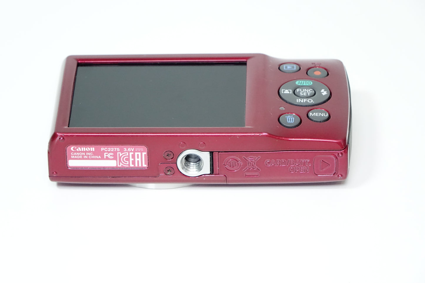 Canon IXUS 175 Rossa Fotocamera 20MP CCD SD - IXY 180 GARANZIA 12 MESI