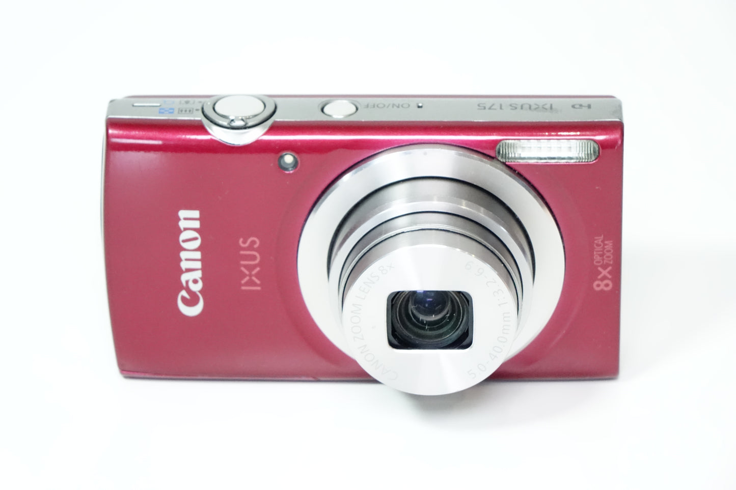 Canon IXUS 175 Rossa Fotocamera 20MP CCD SD - IXY 180 GARANZIA 12 MESI