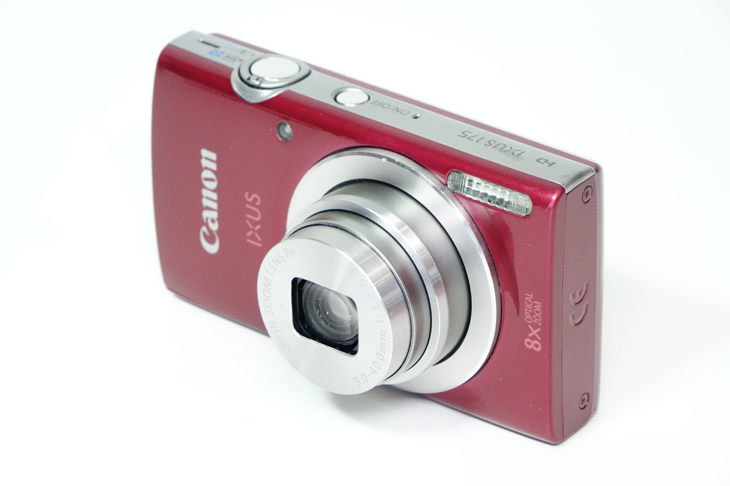 Canon IXUS 175 Rossa Fotocamera 20MP CCD SD - IXY 180 GARANZIA 12 MESI