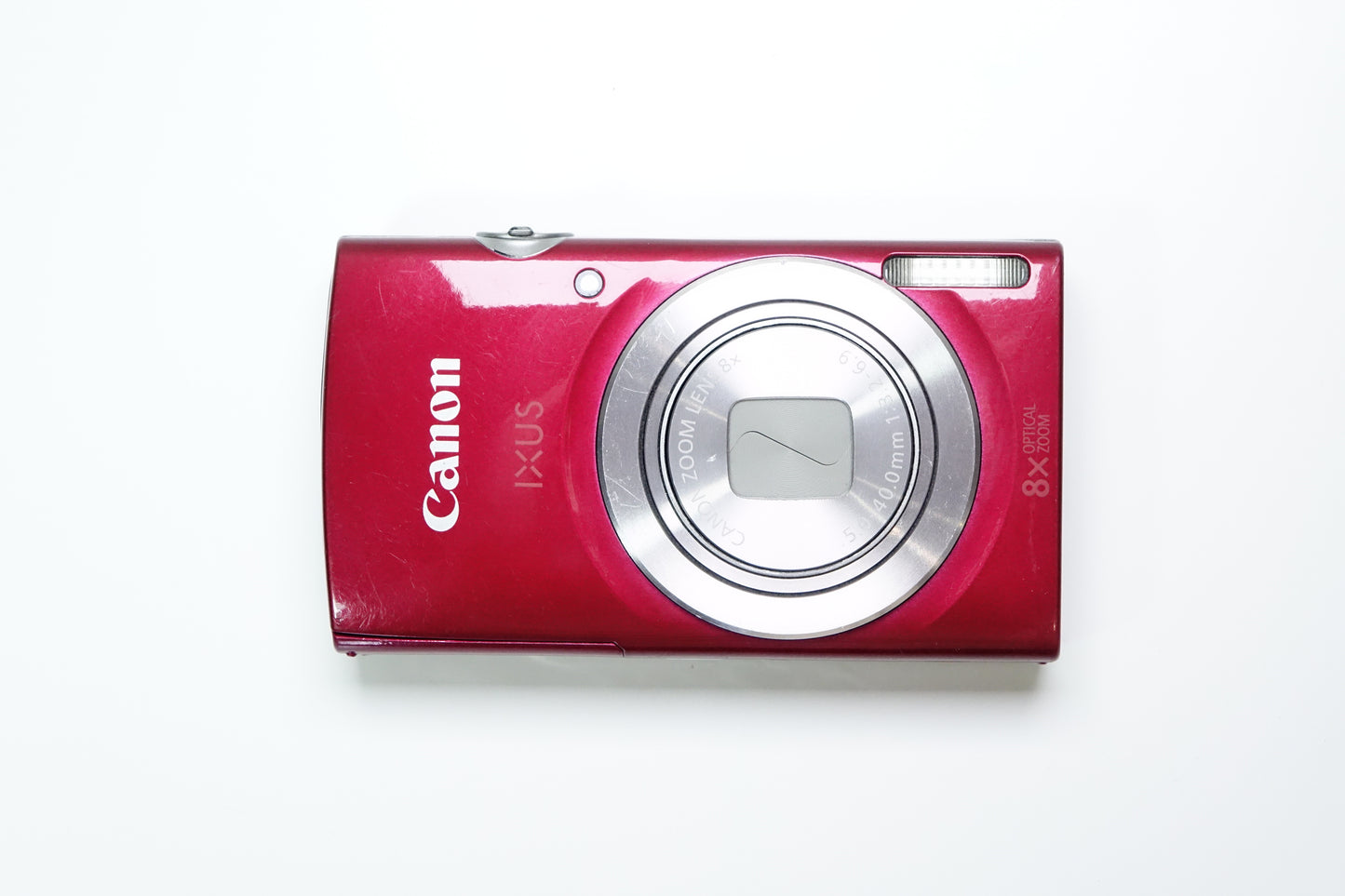 Canon IXUS 175 Rossa Fotocamera 20MP CCD SD - IXY 180 GARANZIA 12 MESI