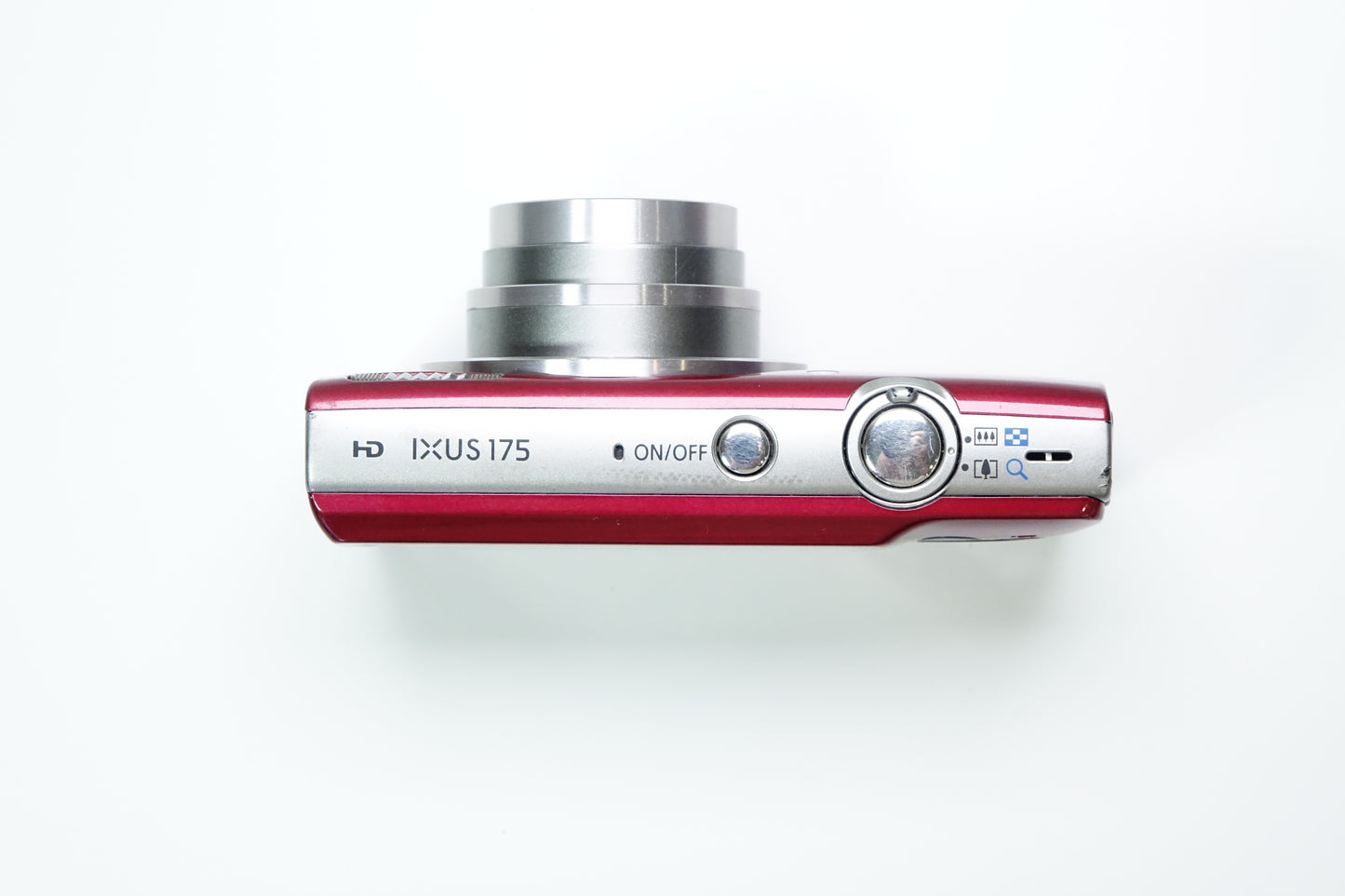 Canon IXUS 175 Rossa Fotocamera 20MP CCD SD - IXY 180 GARANZIA 12 MESI