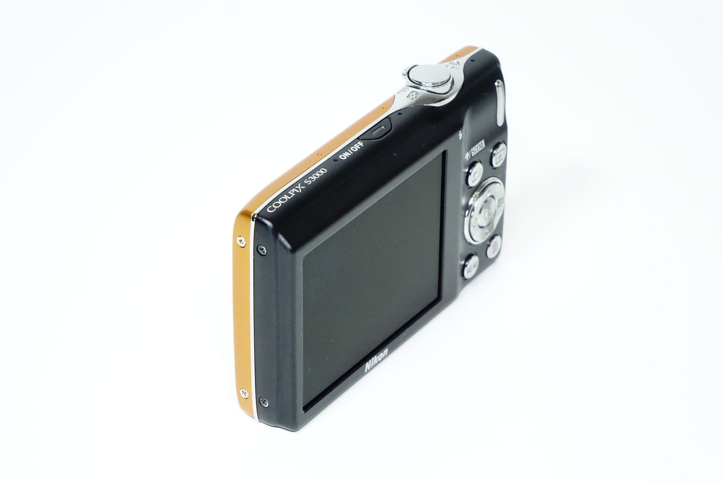 Nikon Coolpix S3000 Arancio Compatta + SD 2GB, Custodia - GARANZIA 12 MESI