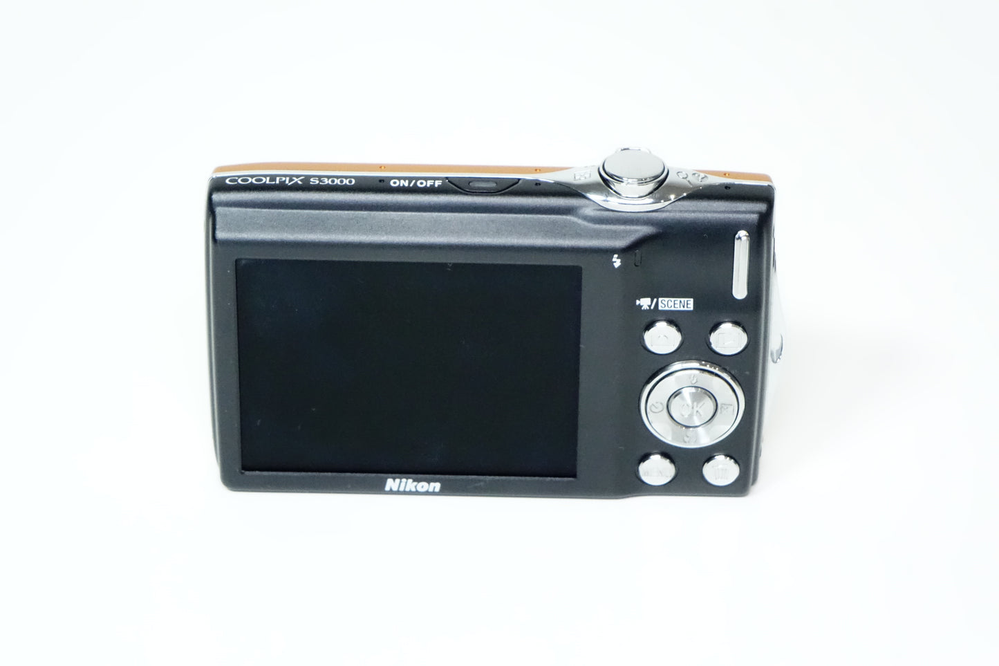 Nikon Coolpix S3000 Arancio Compatta + SD 2GB, Custodia - GARANZIA 12 MESI