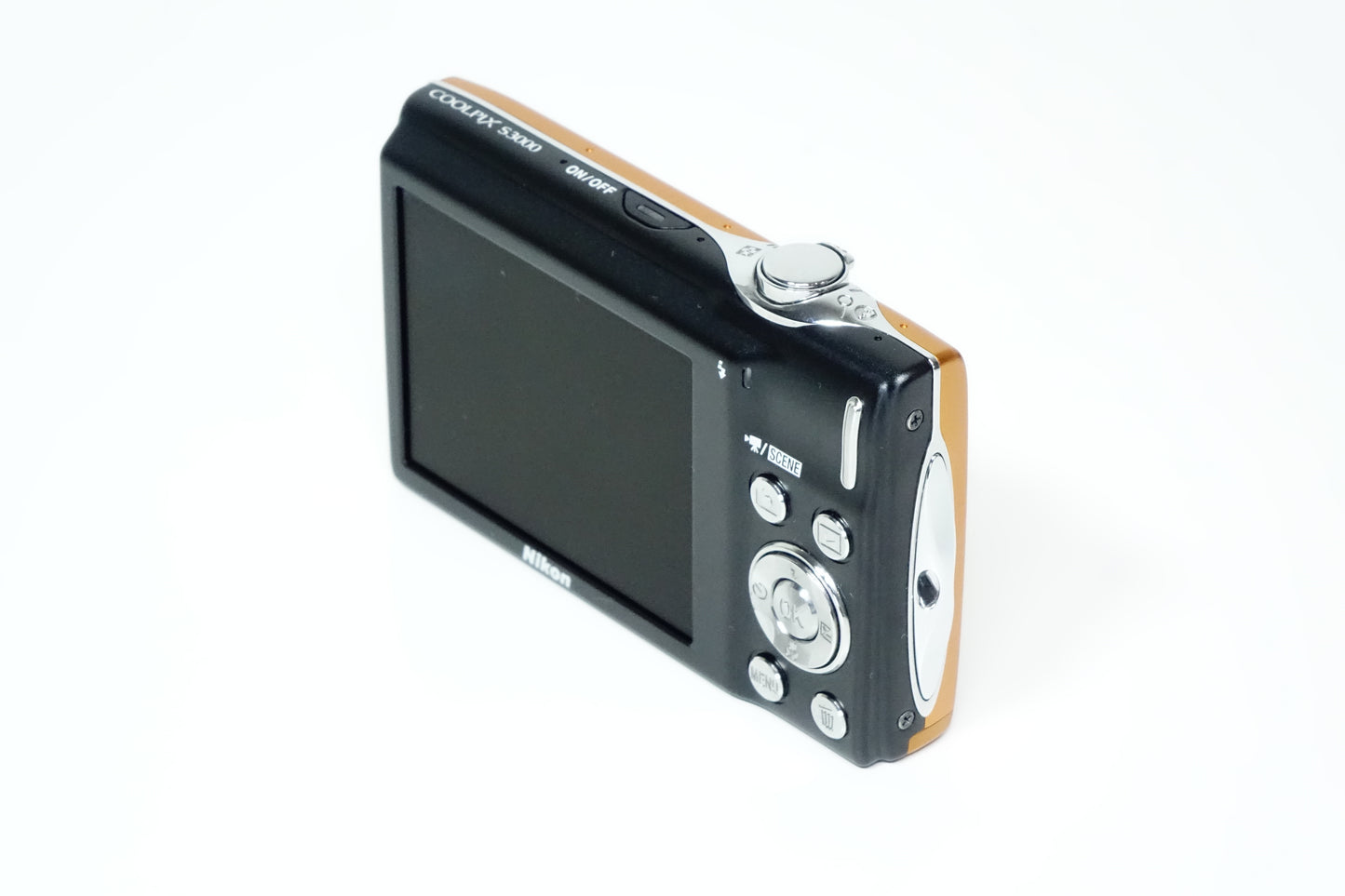 Nikon Coolpix S3000 Arancio Compatta + SD 2GB, Custodia - GARANZIA 12 MESI