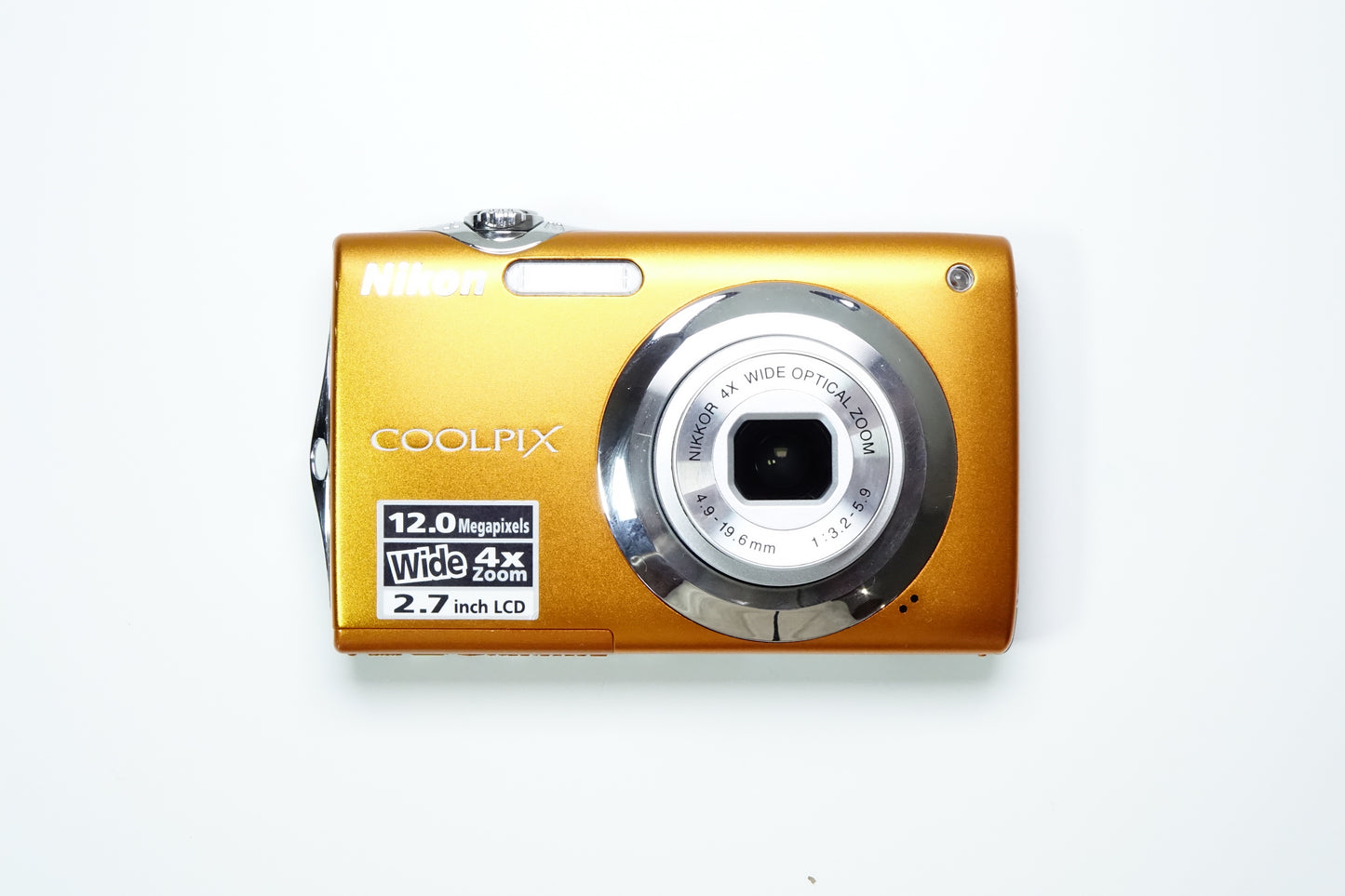 Nikon Coolpix S3000 Arancio Compatta + SD 2GB, Custodia - GARANZIA 12 MESI