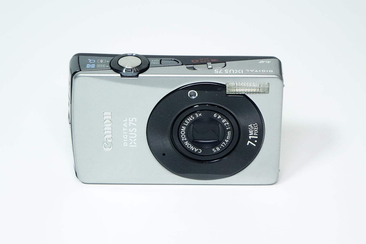 Canon DIGITAL IXUS 75 7.1MP Compatta + Custodia, SD 2GB - GARANZIA 12 MESI