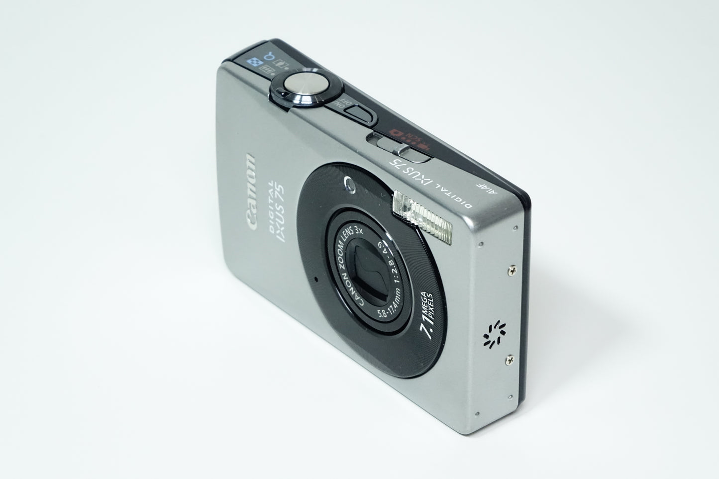 Canon DIGITAL IXUS 75 7.1MP Compatta + Custodia, SD 2GB - GARANZIA 12 MESI