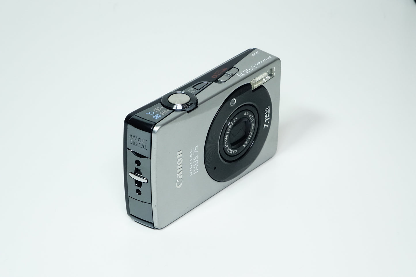 Canon DIGITAL IXUS 75 7.1MP Compatta + Custodia, SD 2GB - GARANZIA 12 MESI