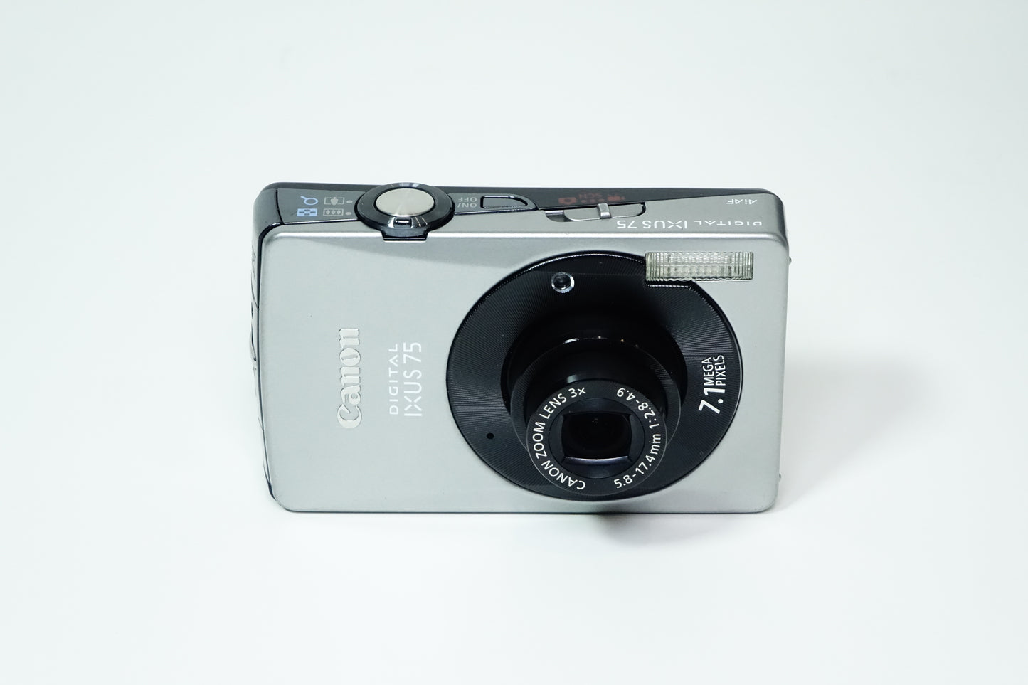 Canon DIGITAL IXUS 75 7.1MP Compatta + Custodia, SD 2GB - GARANZIA 12 MESI