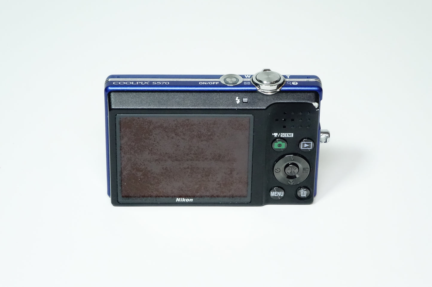 Nikon Coolpix S570 Compatta Blu 12MP + SD - GARANZIA 12 MESI