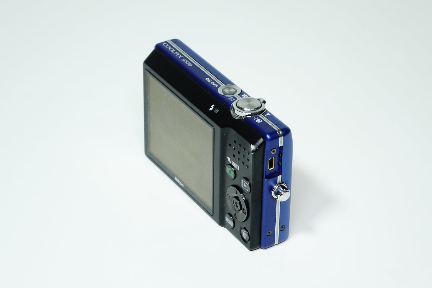 Nikon Coolpix S570 Compatta Blu 12MP + SD - GARANZIA 12 MESI