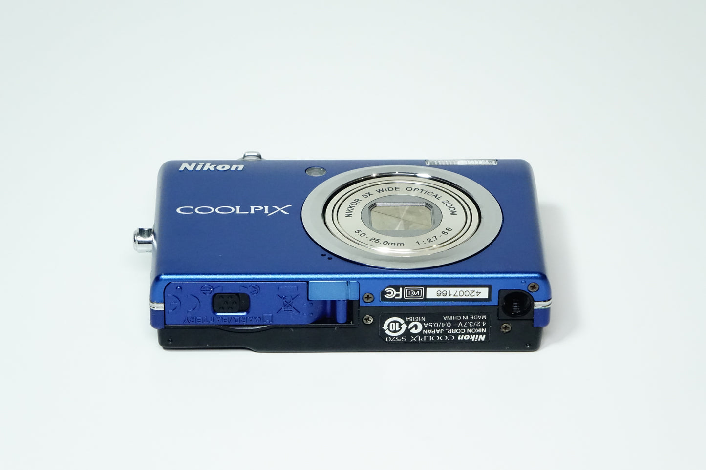 Nikon Coolpix S570 Compatta Blu 12MP + SD - GARANZIA 12 MESI