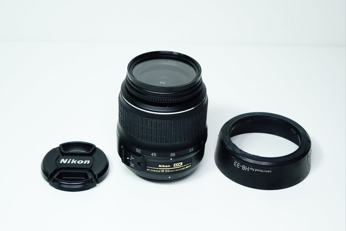 Obiettivo Nikon AF-S DX 18-55mm f/3.5-5.6G II ED Zoom + UV - GARANZIA 12 MESI
