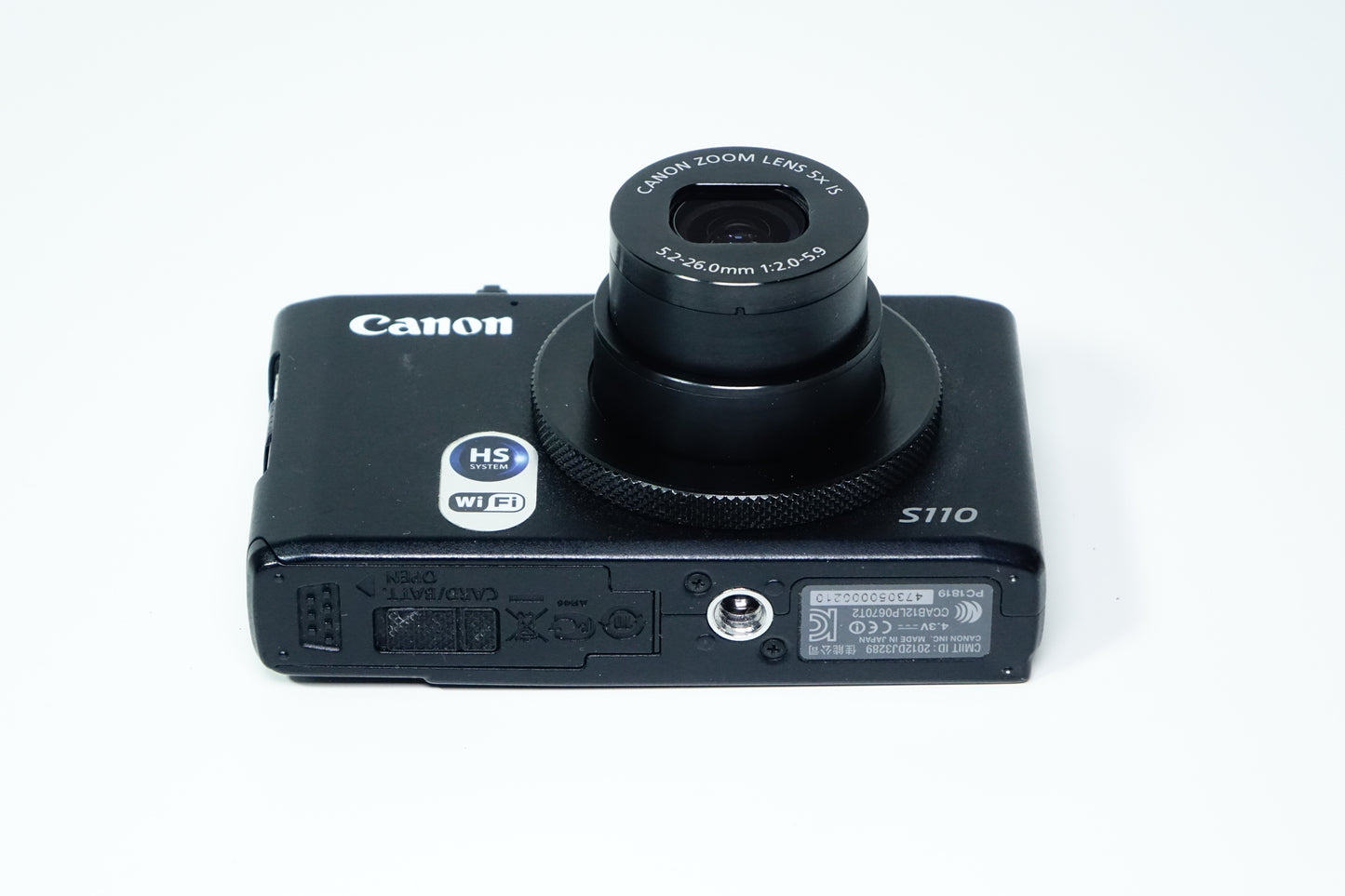 *NON FUNZIONANTE* Canon PowerShot S110 Compatta 12.1MP Nera
