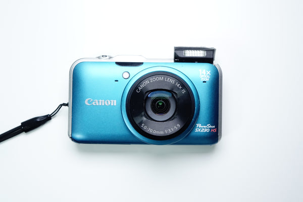 *LEGGI* Canon PowerShot SX230HS Turchese Compatta - GARANZIA 12 MESI