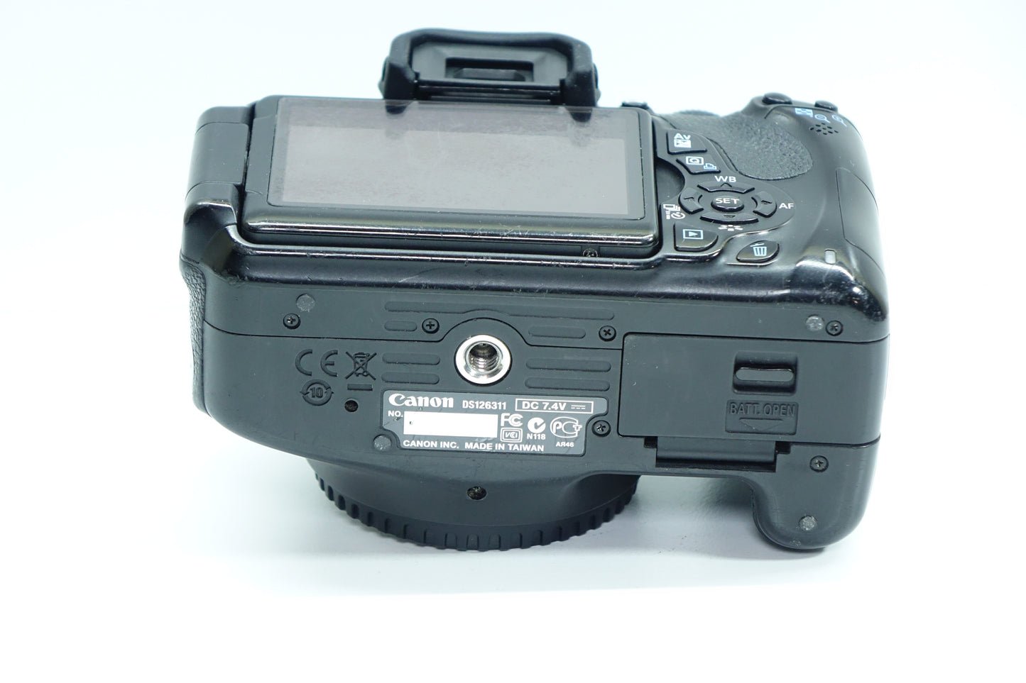 Canon EOS 600D Kiss X5 Reflex 18MP Body Solo Corpo Nero - Garanzia 12 mesi