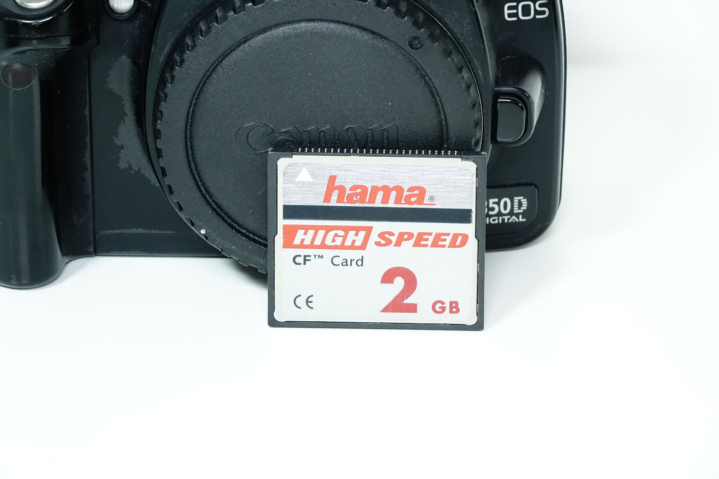 Canon EOS 350D Fotocamera Reflex Solo Corpo DSLR + CF 2GB - Garanzia 12 mesi