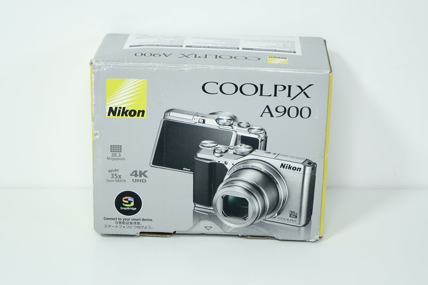 NIKON Coolpix A900 Silver Fotocamera Compatta 20MP 4K ZOOM 35X - Garanzia 12 mesi