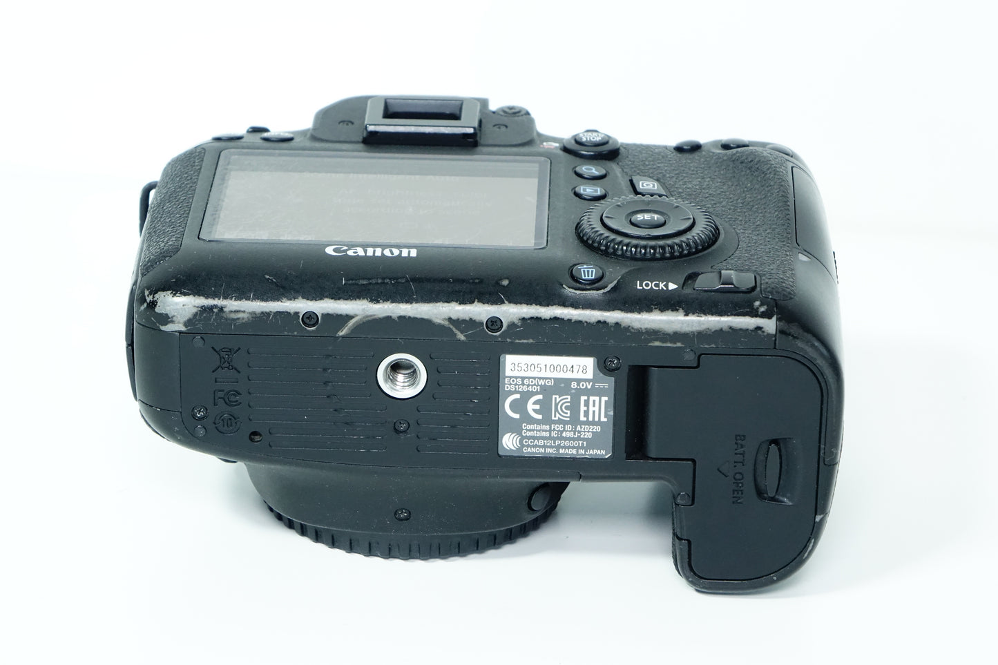 Canon EOS 6D MK1 Fotocamera Reflex Solo Corpo 92K SCATTI - Garanzia 12 mesi