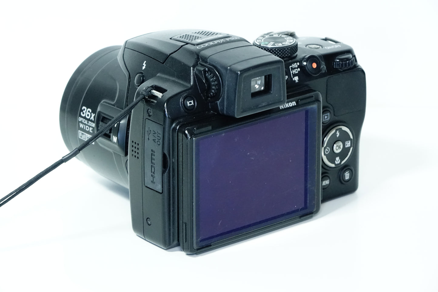 Fotocamera Bridge Nikon Coolpix P500 12.1 MP Zoom 36x + BORSA - Garanzia 12 mesi