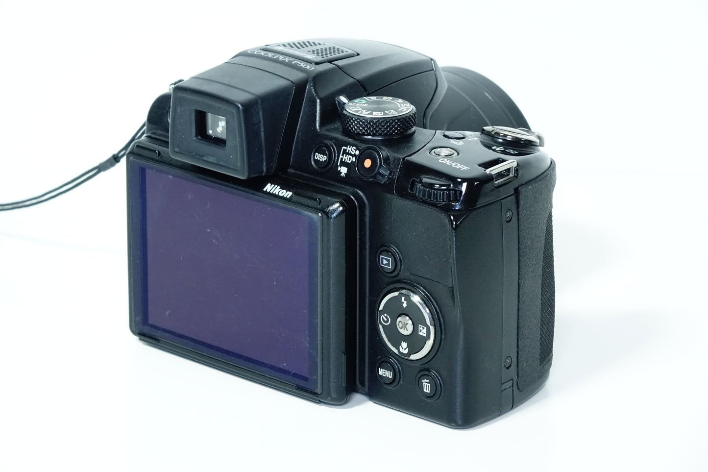 Fotocamera Bridge Nikon Coolpix P500 12.1 MP Zoom 36x + BORSA - Garanzia 12 mesi