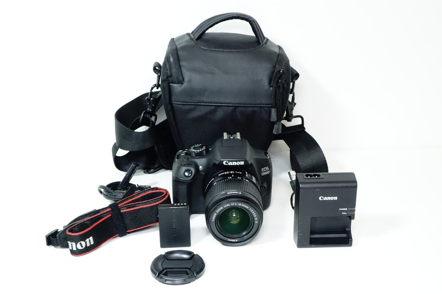 Canon EOS 1300D Obiettivo 18-55mm IS II + Borsa - 5181 SCATTI - Garanzia 12 mesi