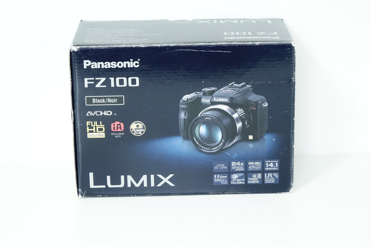 *FLASH NON FUNZIONANTE* Panasonic Lumix FZ 100 Fotocamera Bridge Zoom 24X