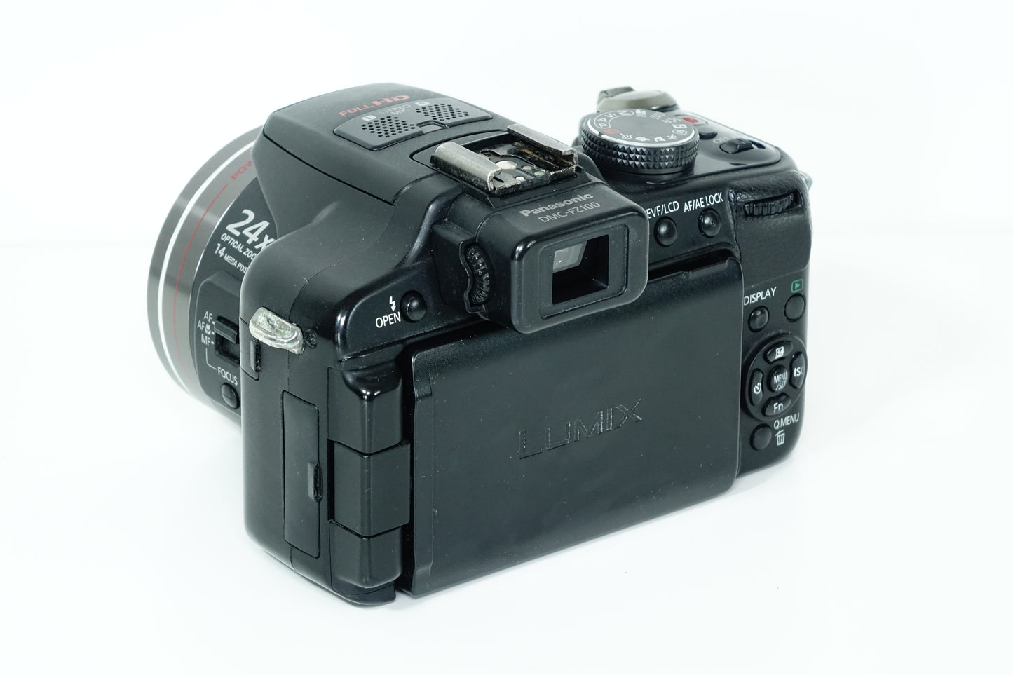 *FLASH NON FUNZIONANTE* Panasonic Lumix FZ 100 Fotocamera Bridge Zoom 24X