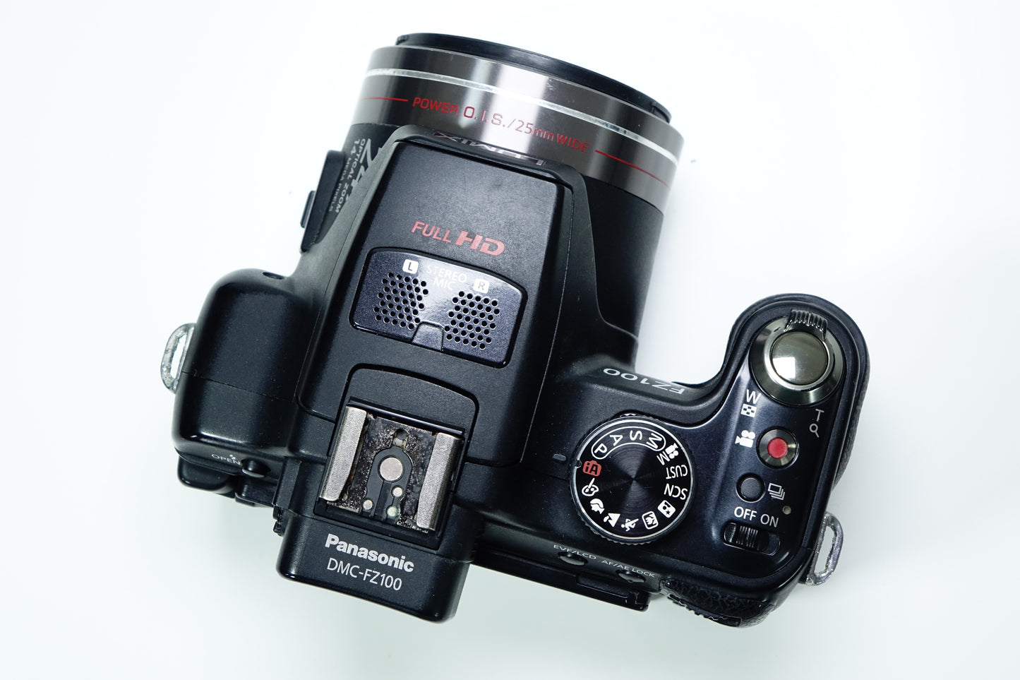 *FLASH NON FUNZIONANTE* Panasonic Lumix FZ 100 Fotocamera Bridge Zoom 24X