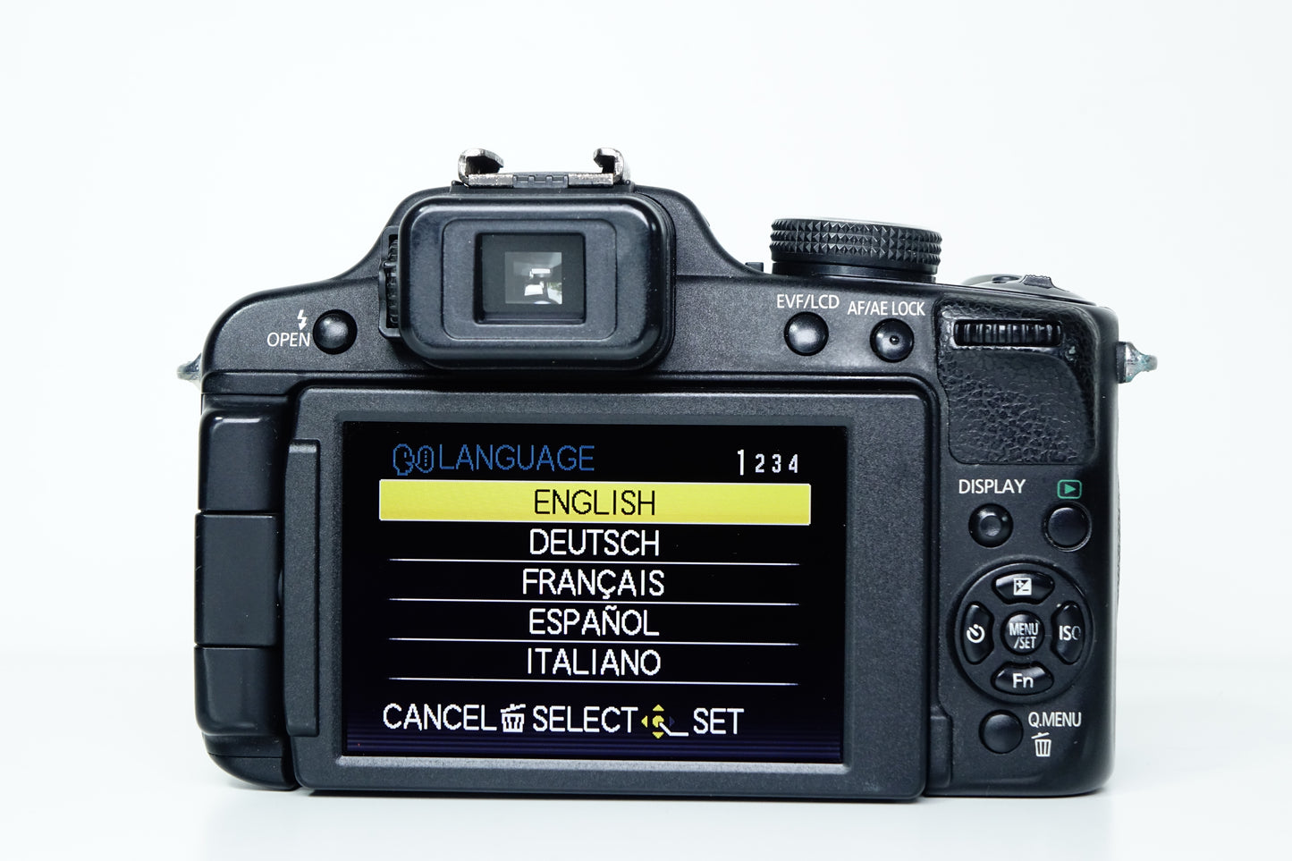 *FLASH NON FUNZIONANTE* Panasonic Lumix FZ 100 Fotocamera Bridge Zoom 24X