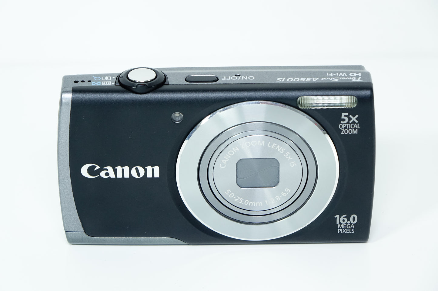 Canon PowerShot A3500 IS 16MP Fotocamera Compatta Grigia SD 8GB - Garanzia 12 mesi