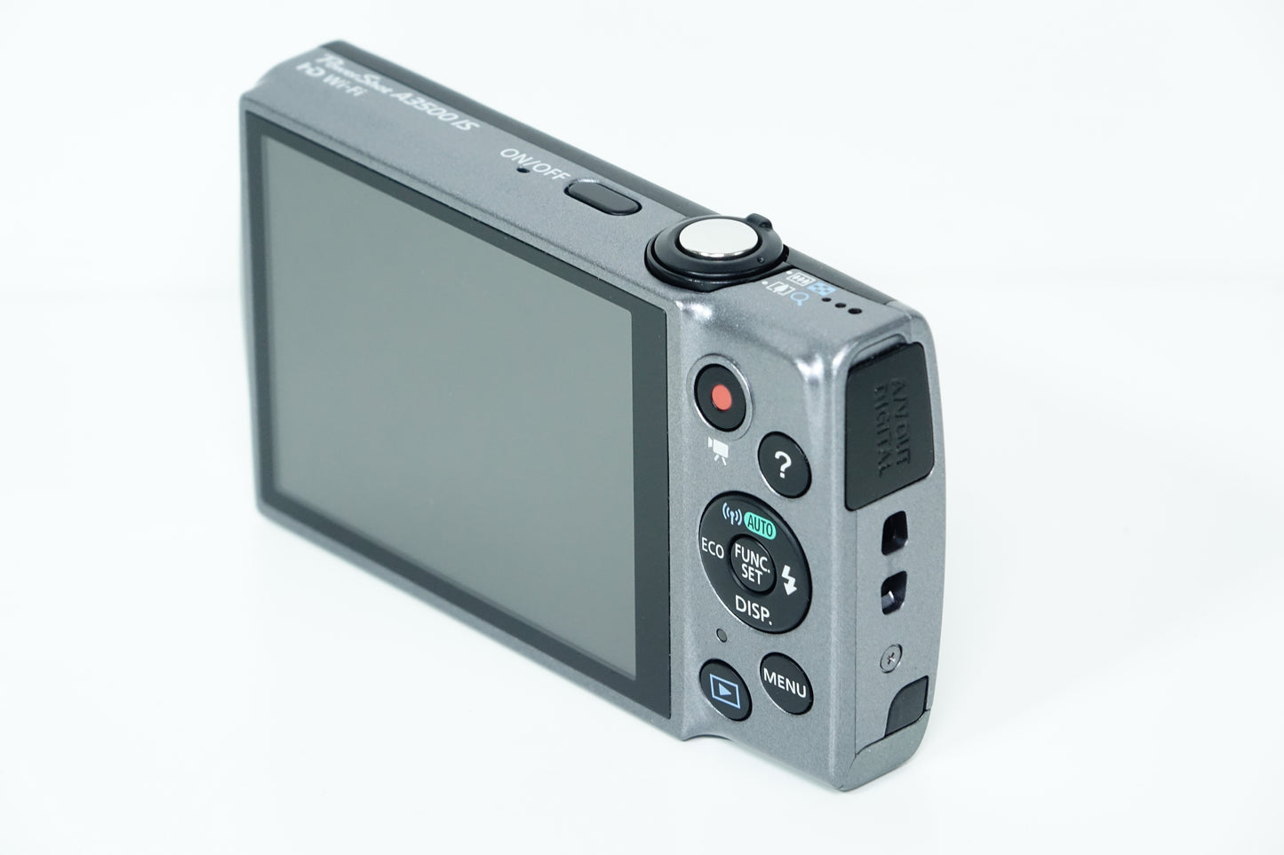 Canon PowerShot A3500 IS 16MP Fotocamera Compatta Grigia SD 8GB - Garanzia 12 mesi