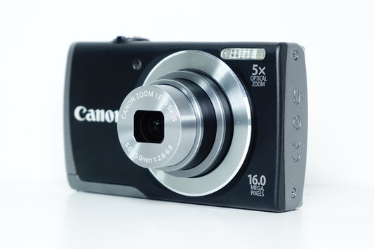 Canon PowerShot A3500 IS 16MP Fotocamera Compatta Grigia SD 8GB - Garanzia 12 mesi