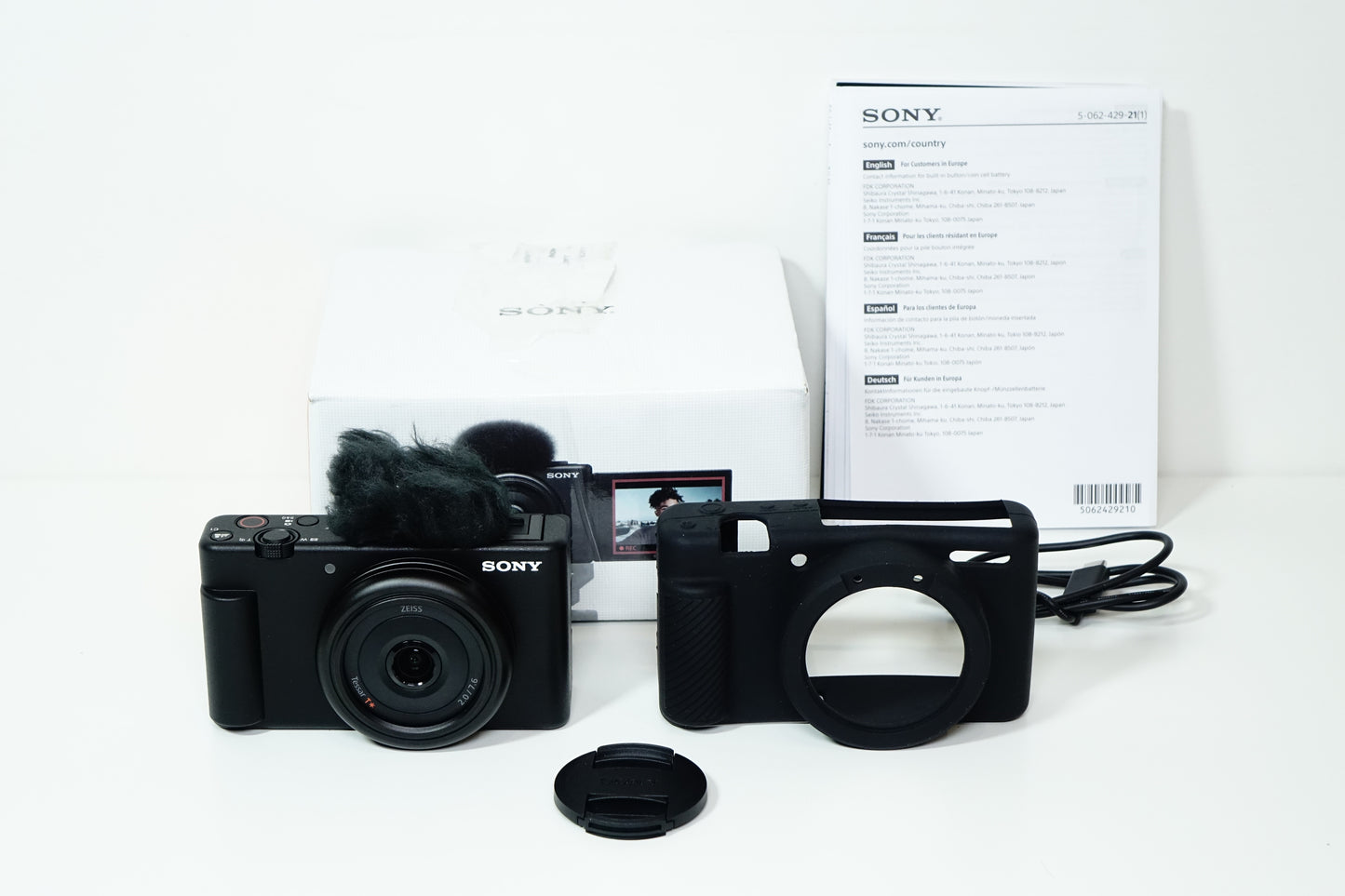 Sony ZV-1F Fotocamera Compatta VLOG + Microfono, Case - GARANZIA 12 MESI