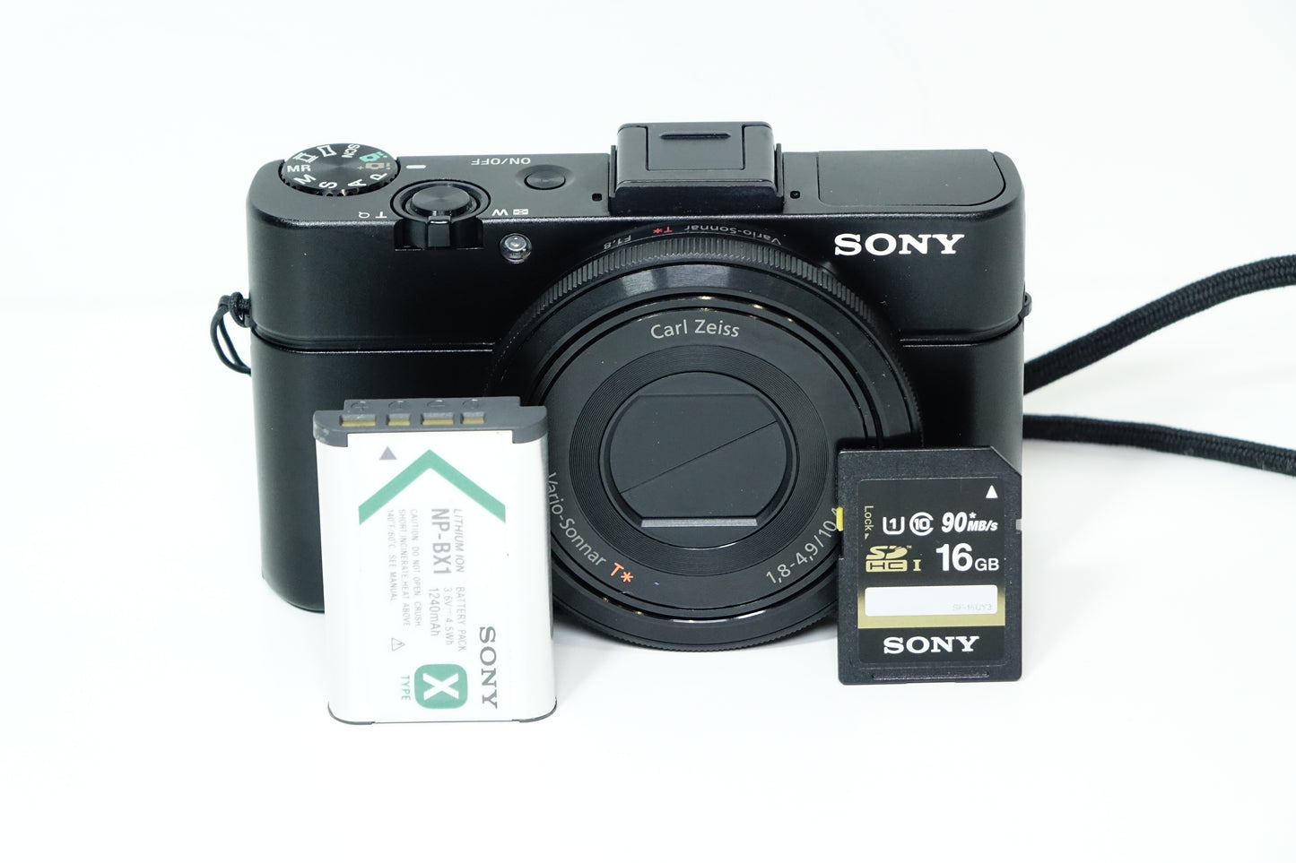 Sony DSC-RX100 Mark II M2 + Custodia, SD 16GB - GARANZIA 12 MESI