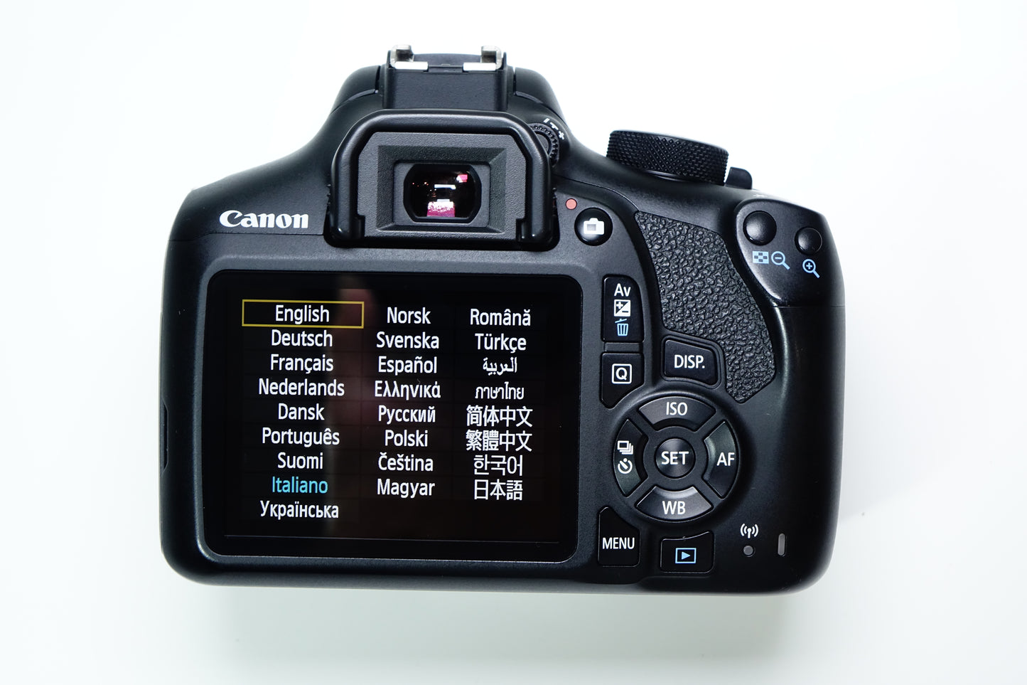 Canon EOS 1300D Reflex Corpo + 2 Batterie - Garanzia 12 mesi - 3968 SCATTI