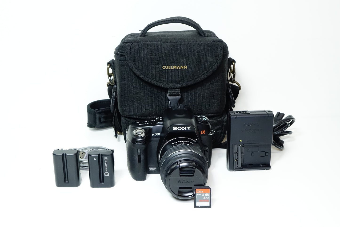 Sony Alpha A500 Obietttivo 18-55mm SAM + Borsa, SD 4GB - 2841 SCATTI GARANZIA 12 MESI