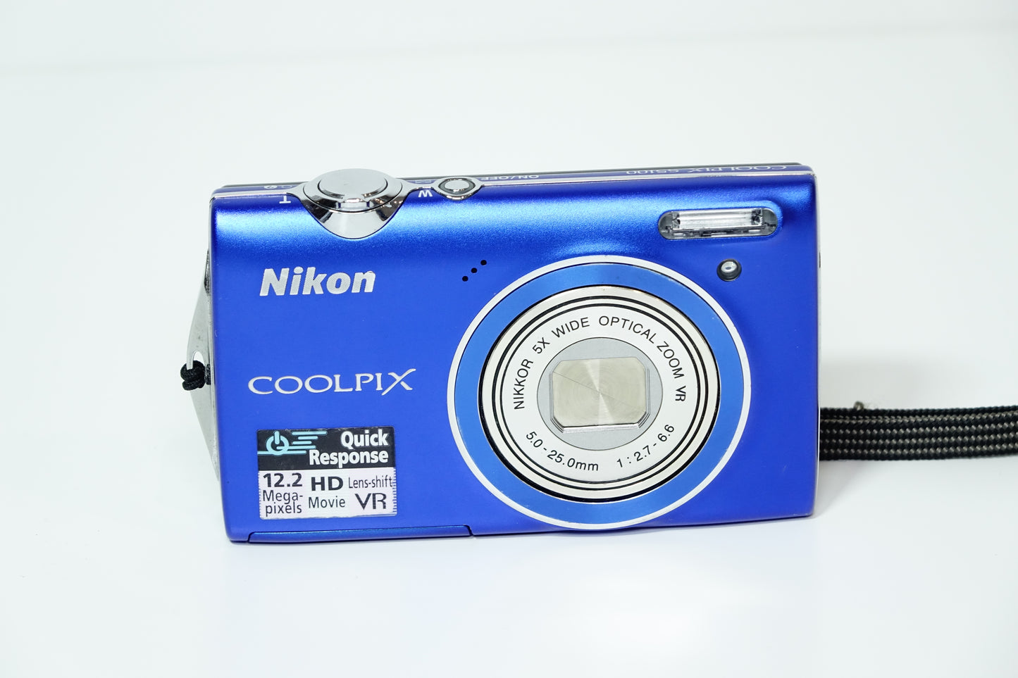 Nikon Coolpix S5100 Fotocamera Compatta Blu + SD - GARANZIA 12 MESI