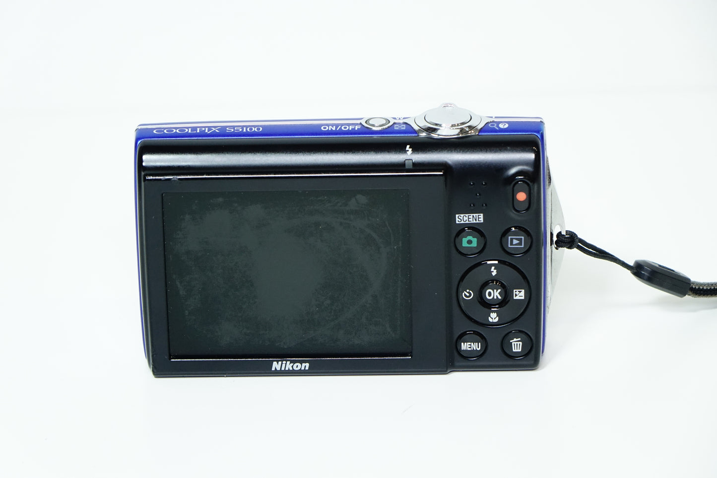 Nikon Coolpix S5100 Fotocamera Compatta Blu + SD - GARANZIA 12 MESI