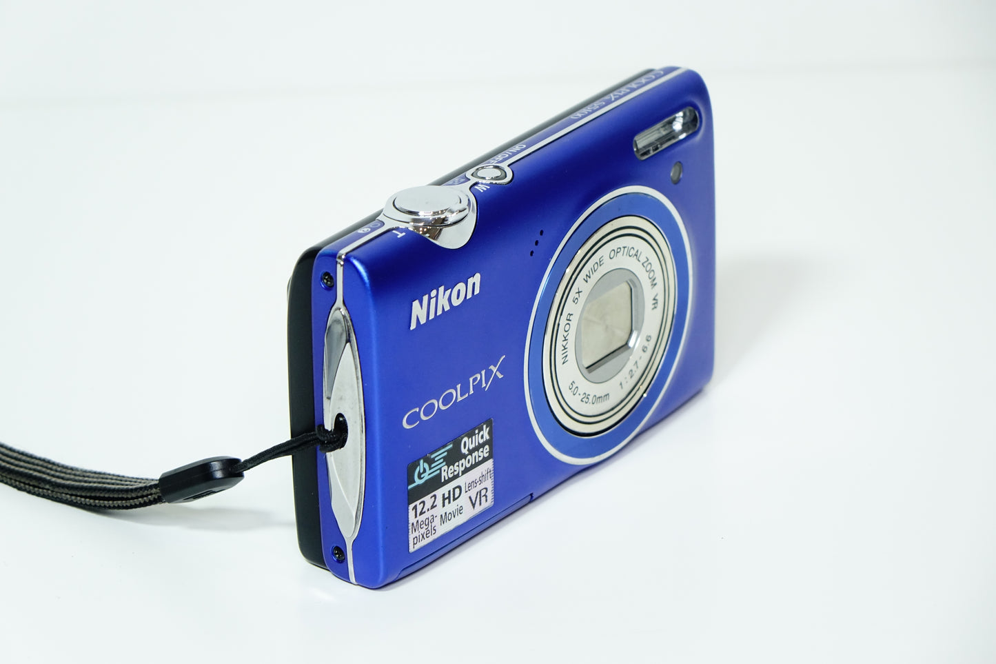 Nikon Coolpix S5100 Fotocamera Compatta Blu + SD - GARANZIA 12 MESI