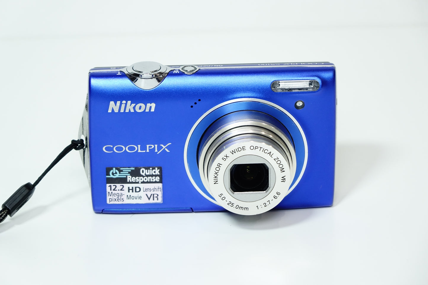 Nikon Coolpix S5100 Fotocamera Compatta Blu + SD - GARANZIA 12 MESI
