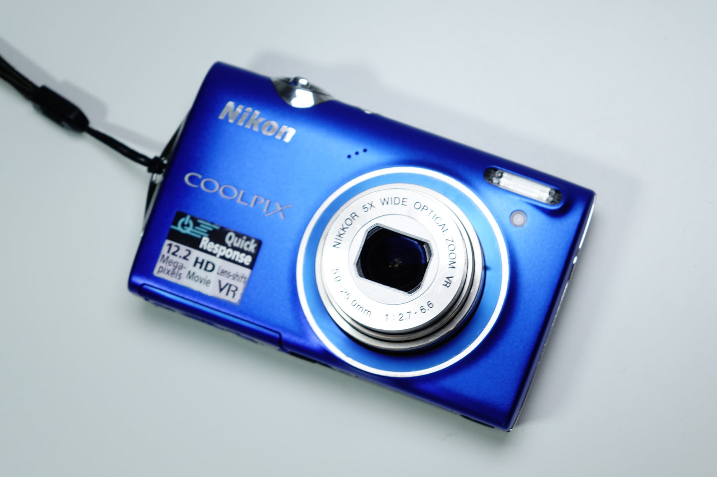 Nikon Coolpix S5100 Fotocamera Compatta Blu + SD - GARANZIA 12 MESI